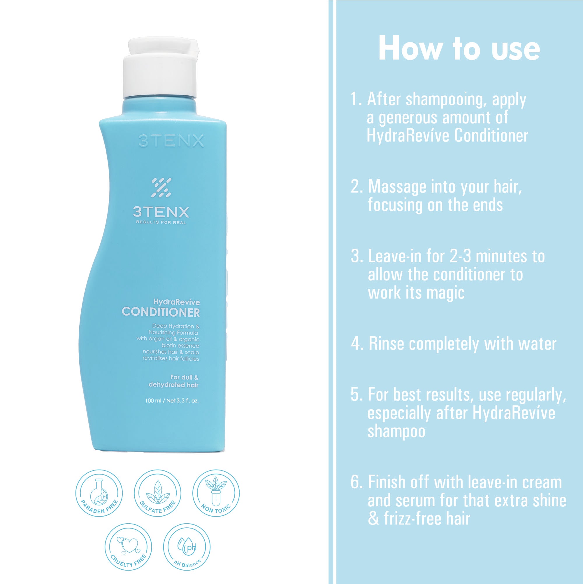 3TenX Hydrarevíve Conditioner (250ML)