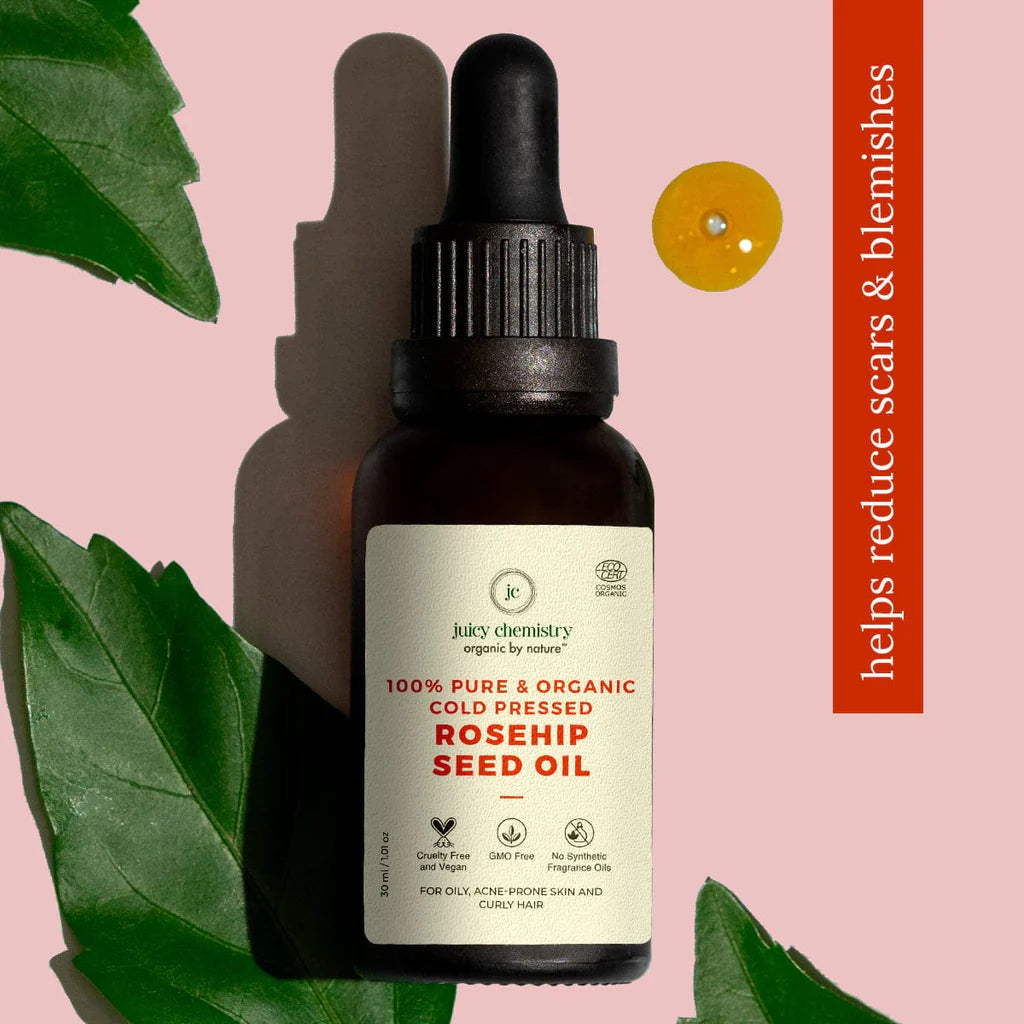 Juicy Chemistry Cold Pressed Rosehip Seed Carrier Oil