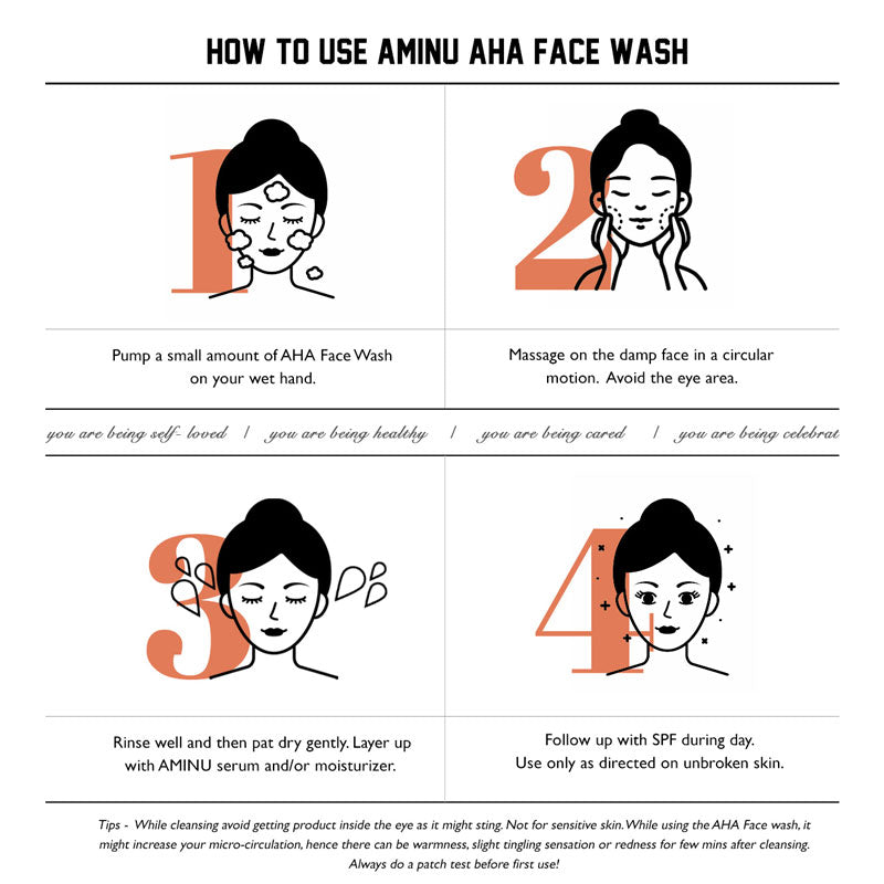 Aminu AHA Face Wash