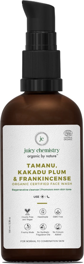 Tamanu, Kakadu Plum and Frankincense Face Wash - Juicy Chemistry