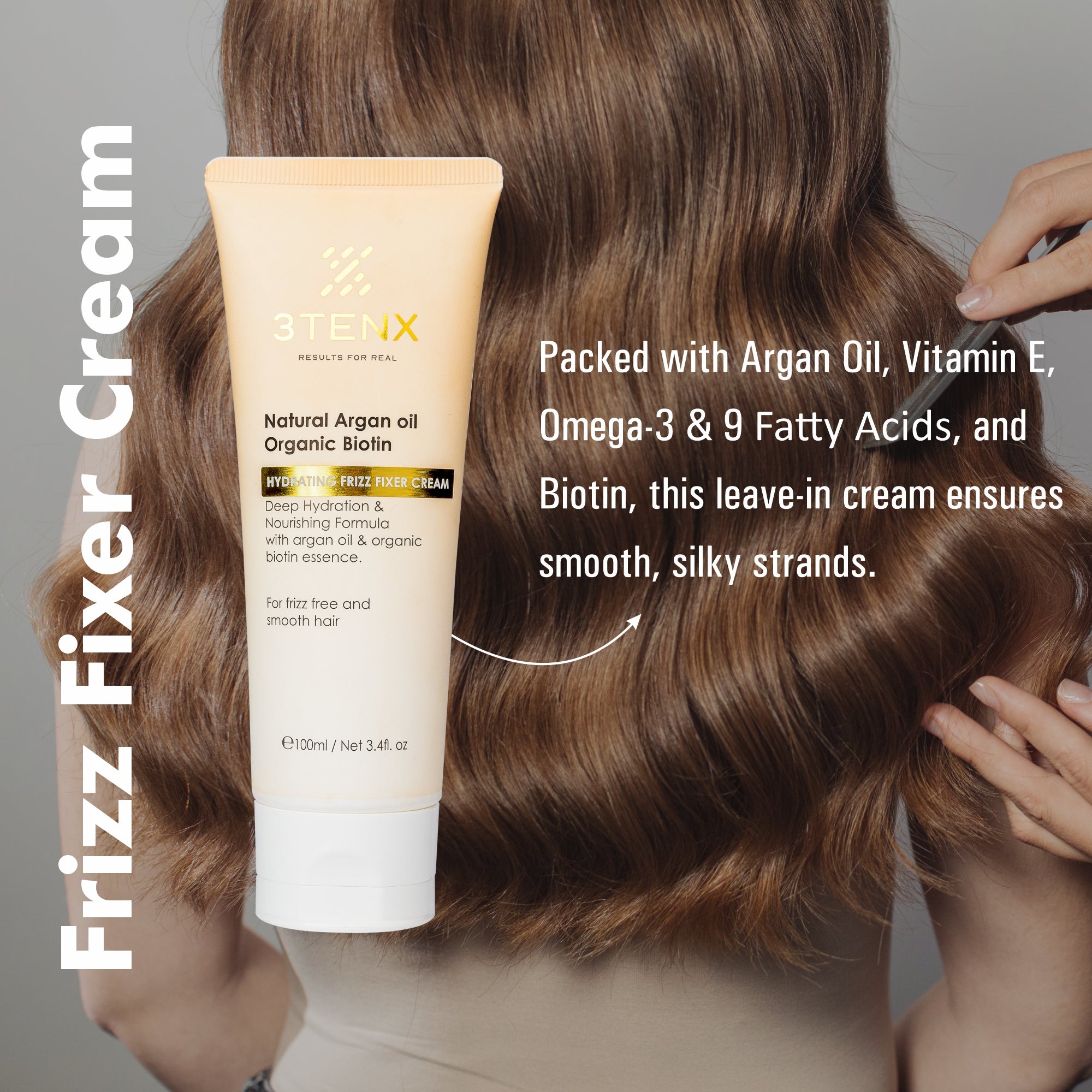 3TenX Hydrating Frizz Fixer Cream (100ML)