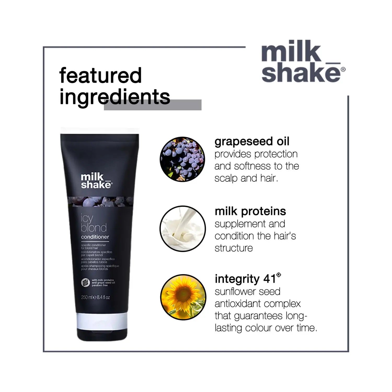 Milk Shake® Icy Blond Conditioner 250 ml